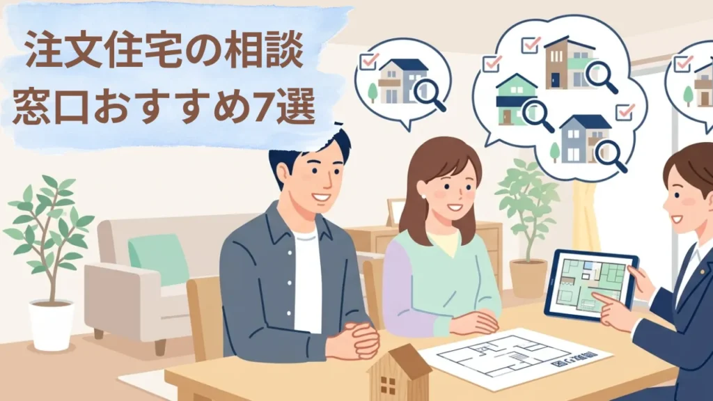 注文住宅の相談窓口おすすめ7選|無料で失敗しない選び方【最新】